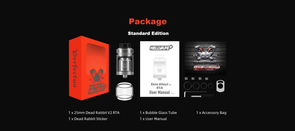 HELLVAPE DEAD RABBIT V2 RTA 24MM (10)