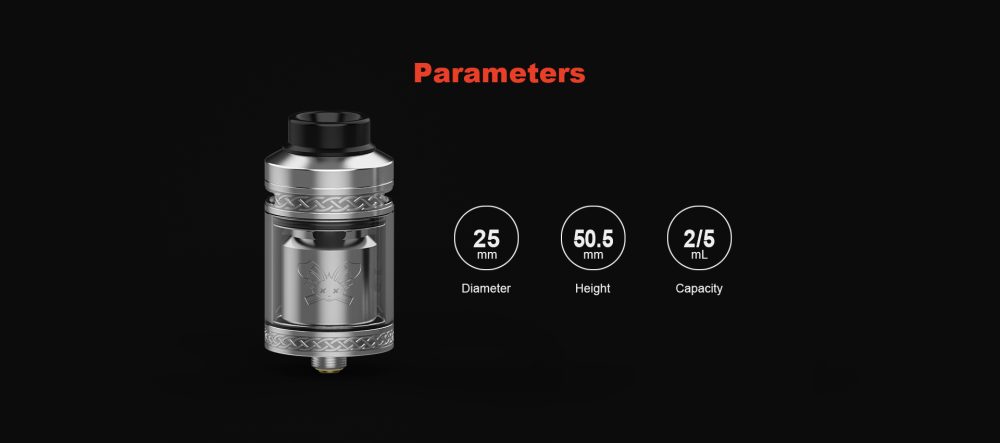 HELLVAPE DEAD RABBIT V2 RTA 24MM (4)