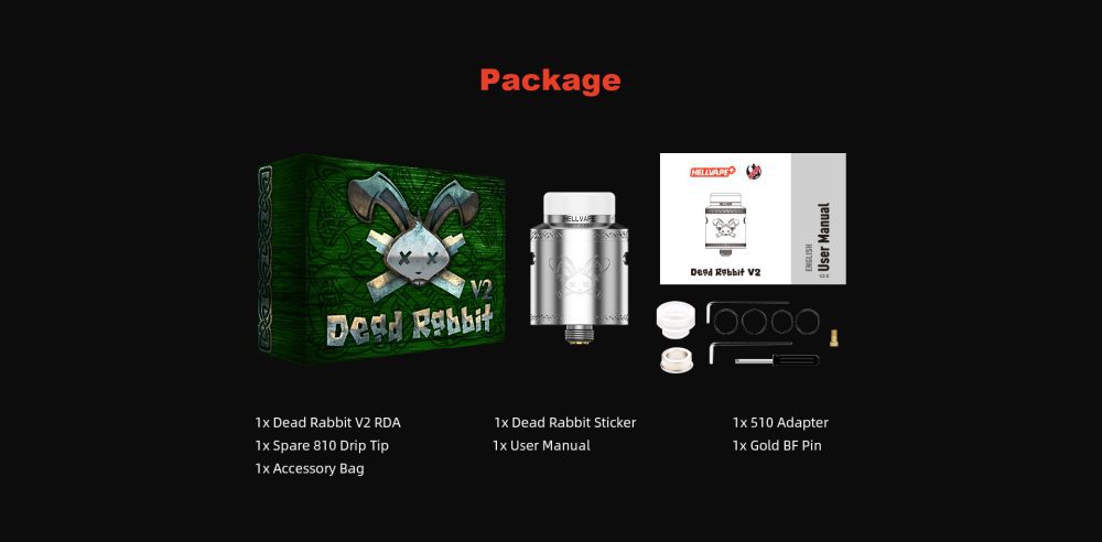 HELLVAPE DEAD RABIIT V2 RDA 24MM (8)