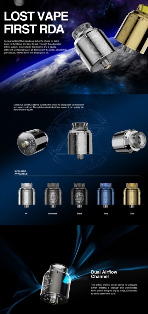 LOST VAPE CENTAURUS SOLO RDA 24MM (7)
