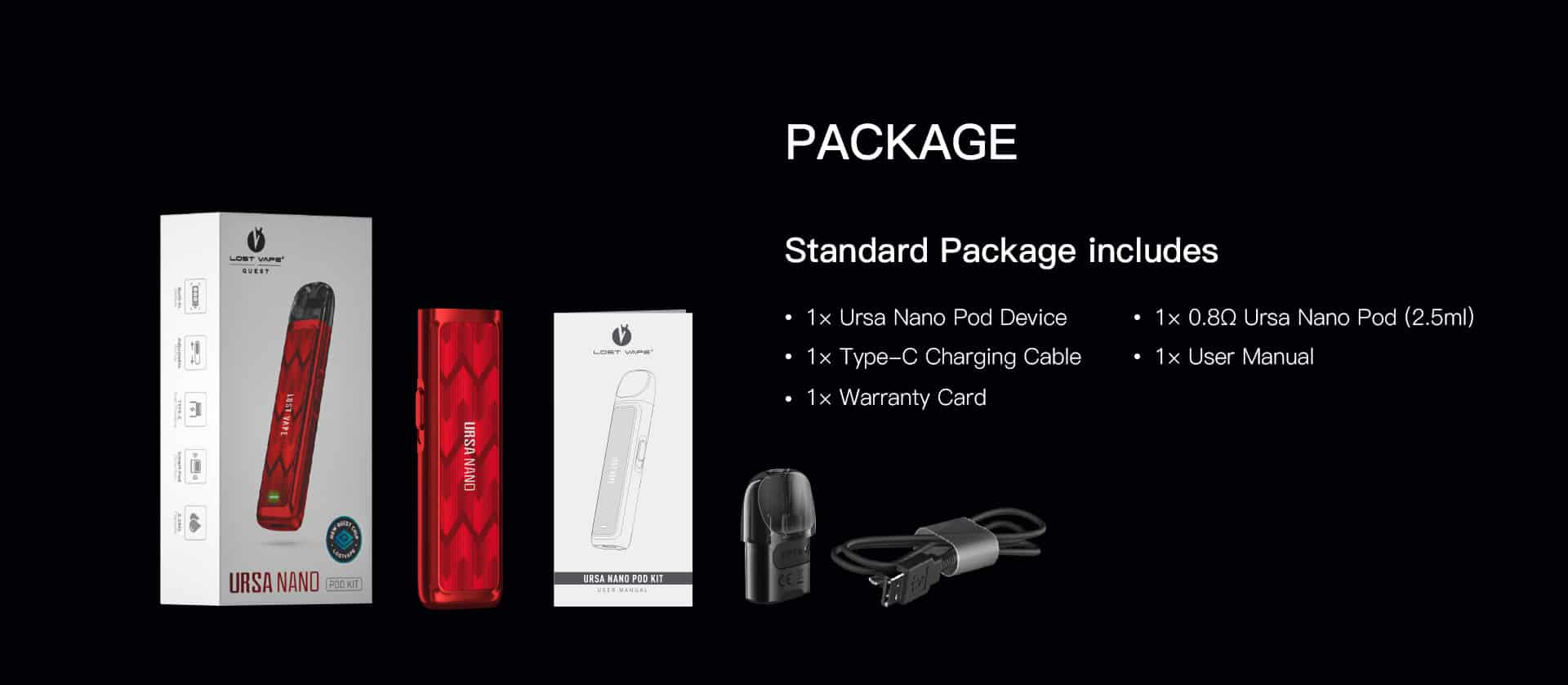 LOST VAPE URSA NANO POD KIT