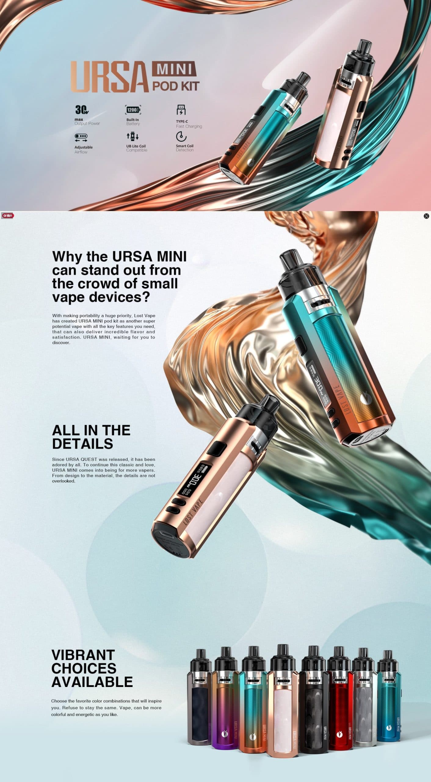 Lost Vape Ursa Mini Pod Kit (15)
