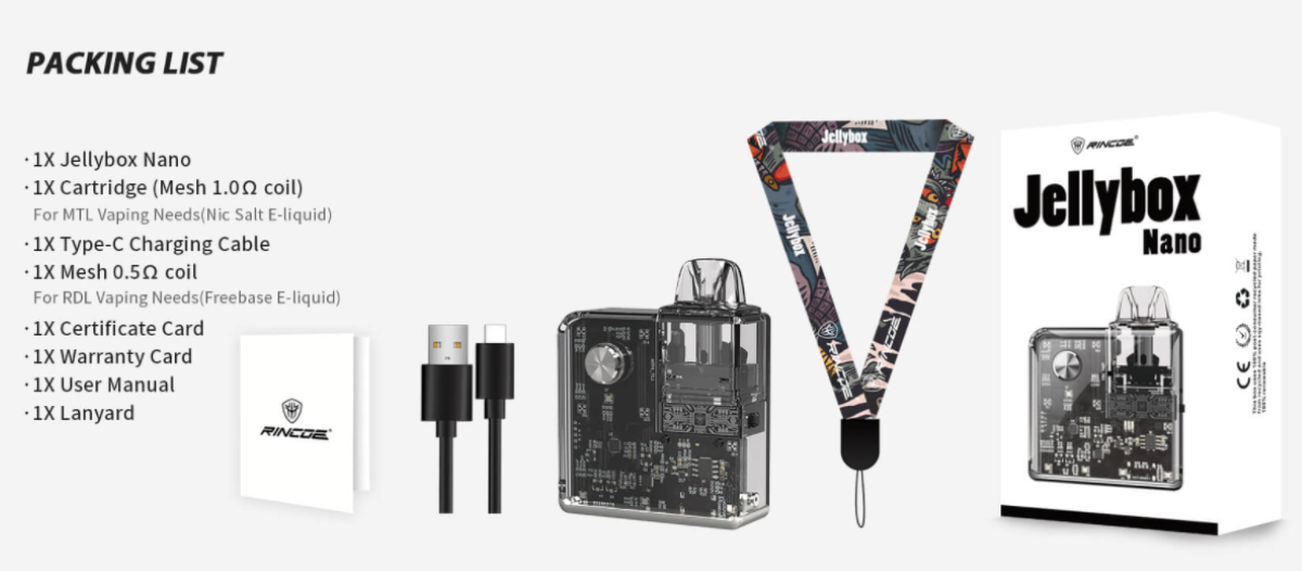 RINCOE JELLYBOX NANO POD KIT