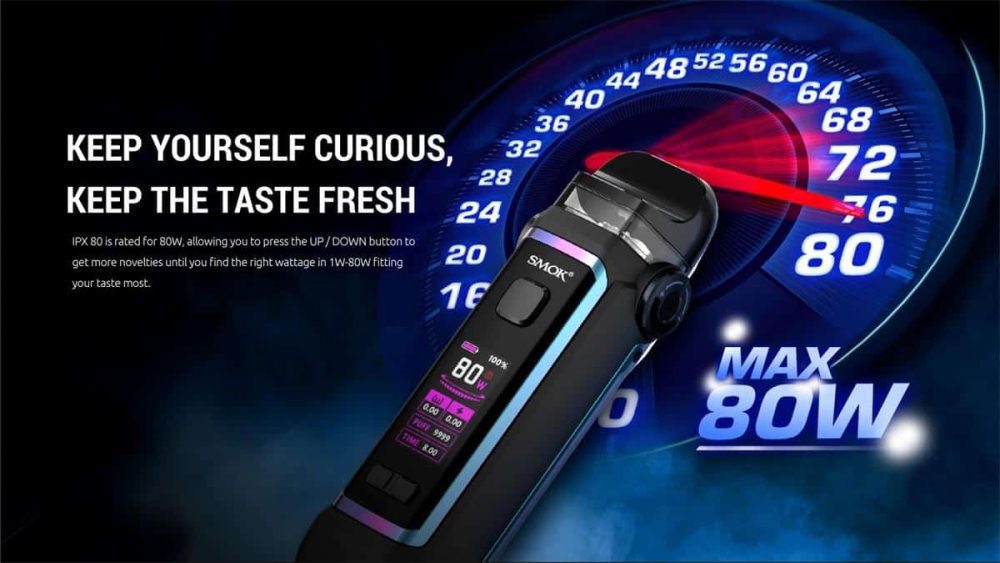 SMOK IPX 80 POD KIT 80W 3000mAh (12)