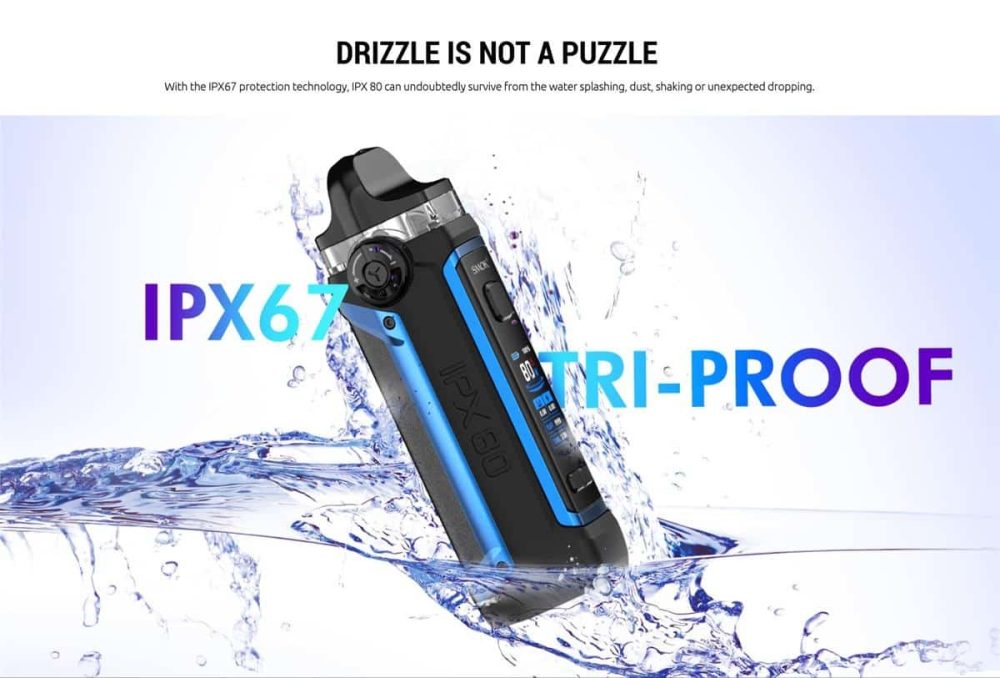 SMOK IPX 80 POD KIT 80W 3000mAh (9)