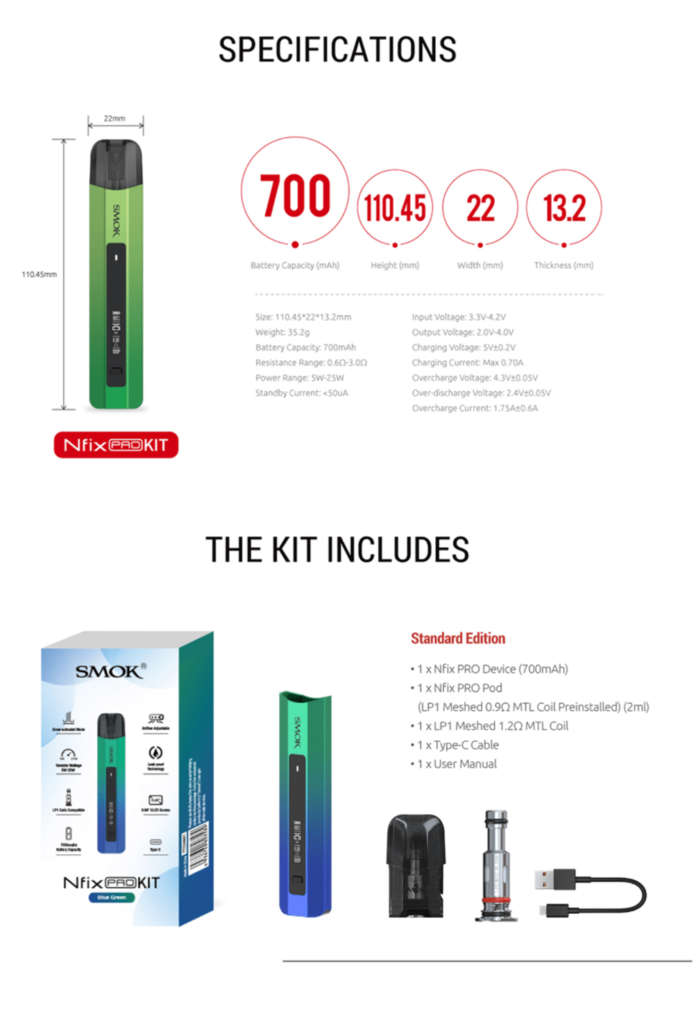 SMOK NFIX PRO POD KIT