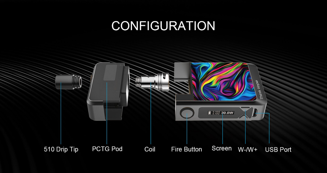 Think Vape OMEGA Pod Kit 30W 1200mAh