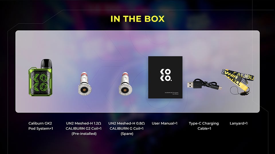 UWELL CALIBURN GK2 POD KIT (13)