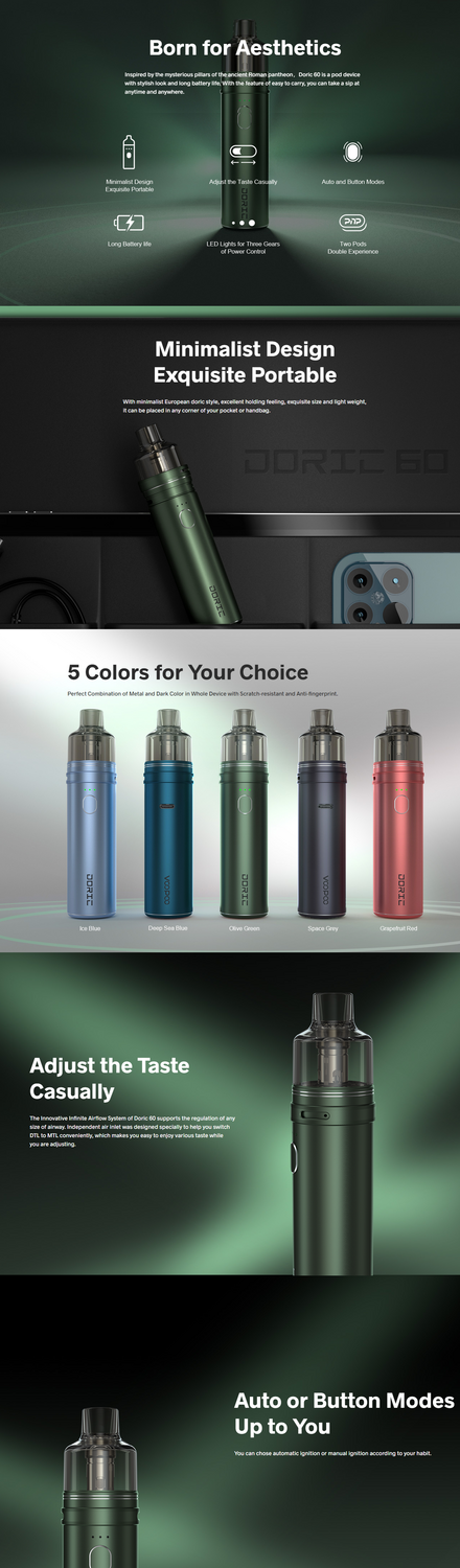 VOOPOO Doric 60 Pod Kit 2500mAh