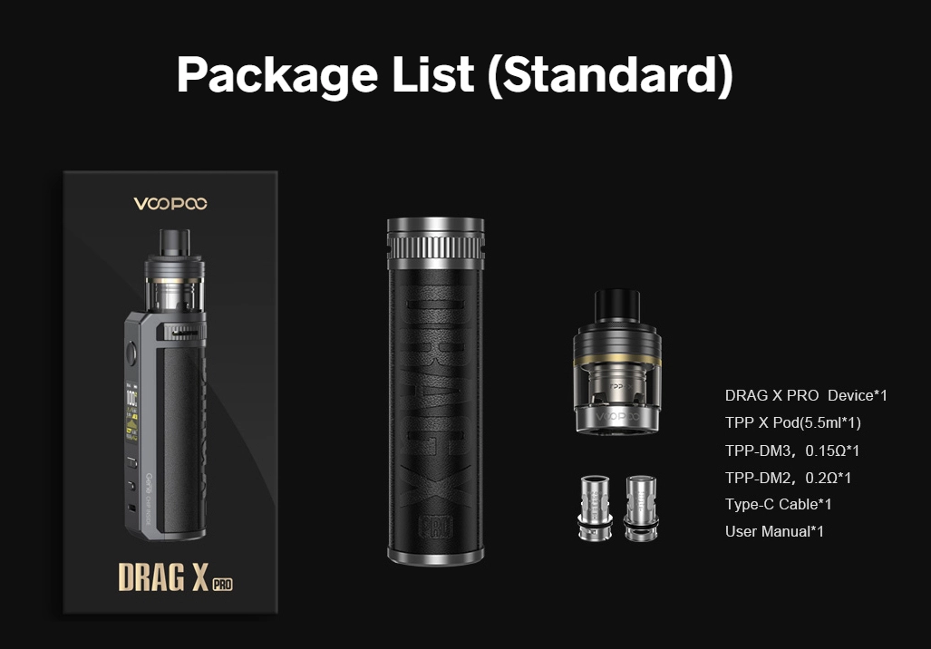 VOOPOO DRAG X PRO POD MOD KIT