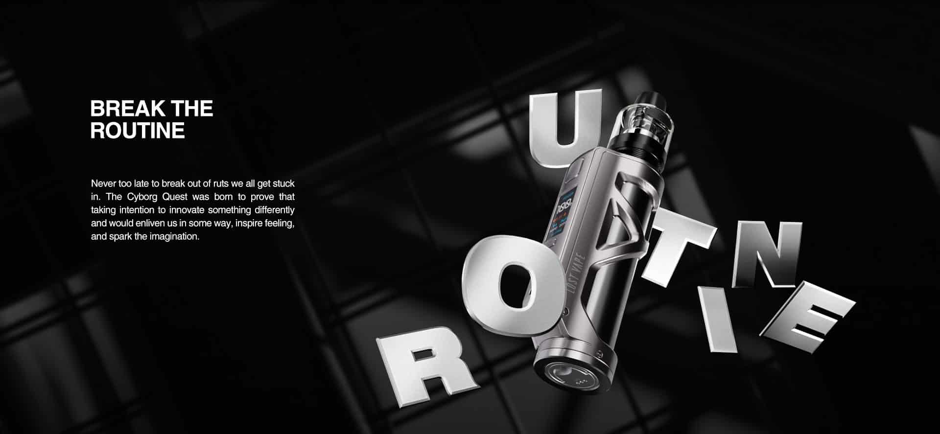 LOST VAPE CYBORG QUEST 100W MOD KIT (3)