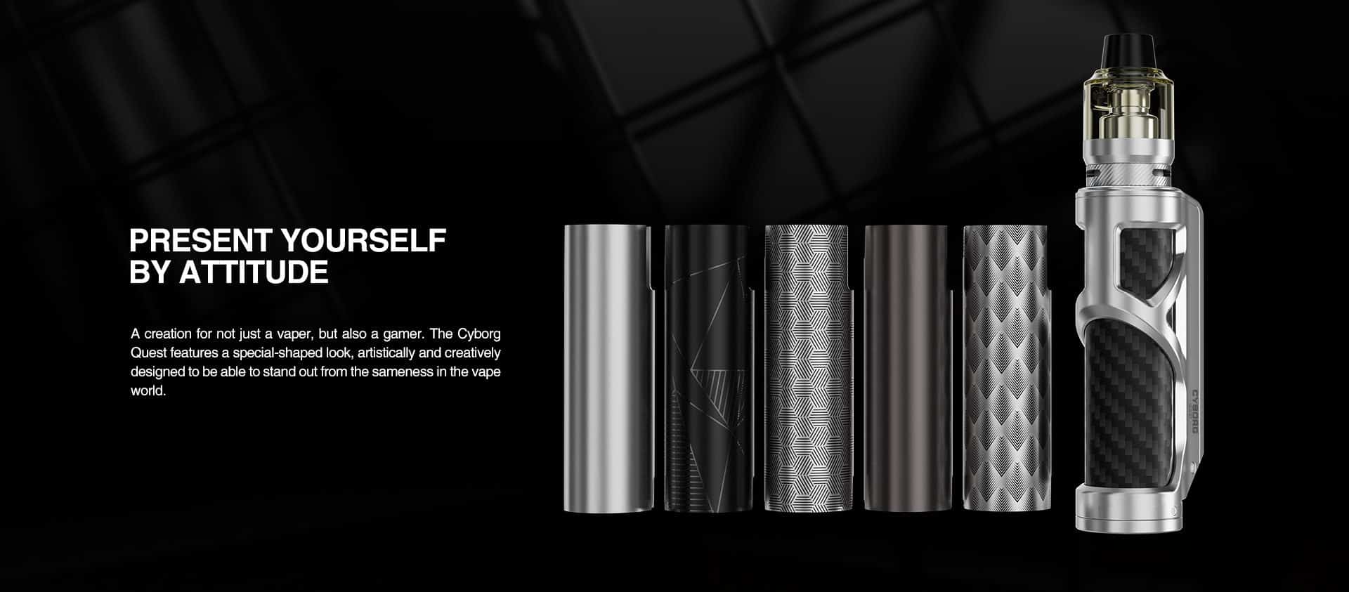 LOST VAPE CYBORG QUEST 100W MOD KIT (5)