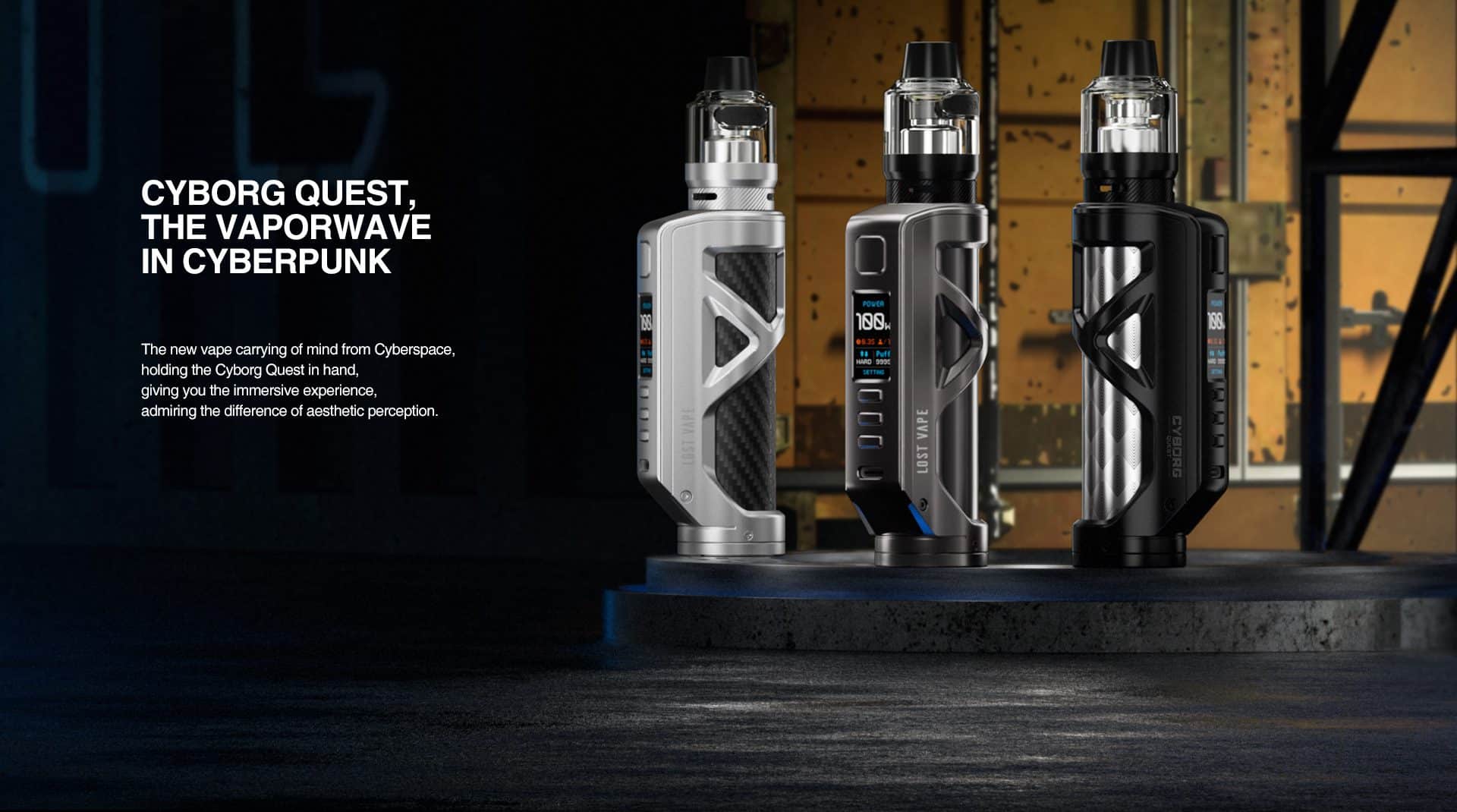 LOST VAPE CYBORG QUEST 100W MOD KIT (9)
