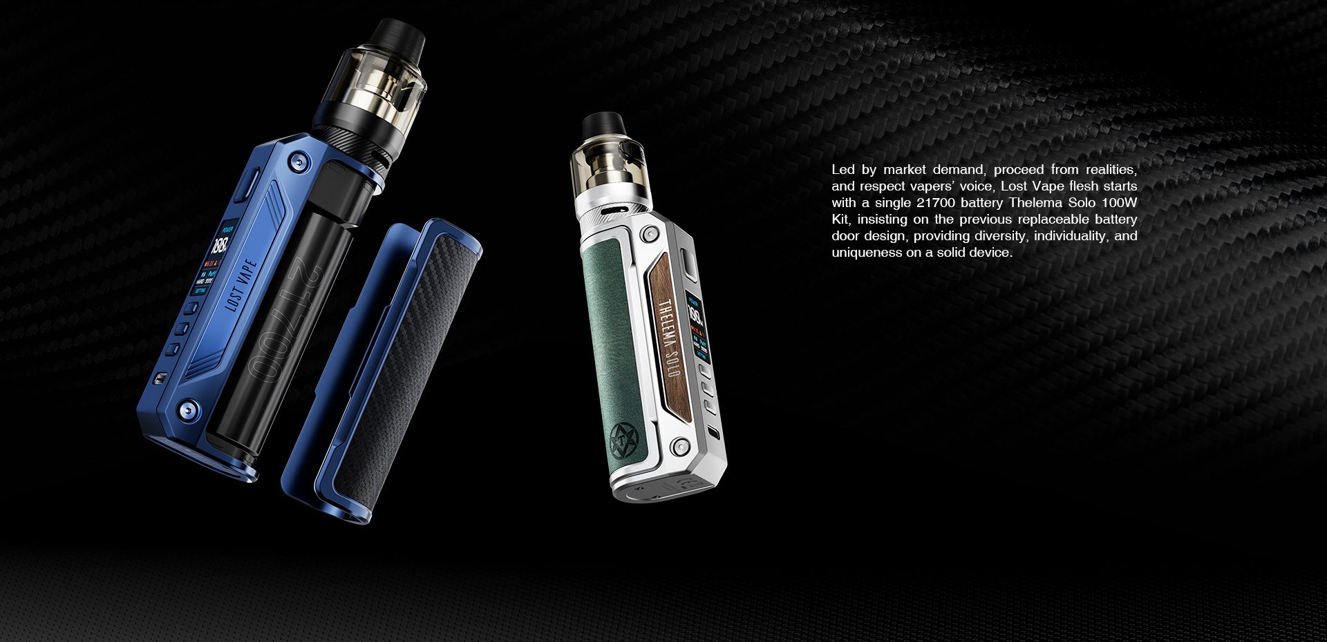 LOST VAPE THELEMA SOLO 100W MOD KIT (3)