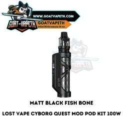 Lost Vape Cyborg Quest Mod Kit Matt Black Fish Bone