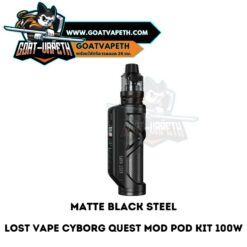 Lost Vape Cyborg Quest Mod Kit Matte Black Steel