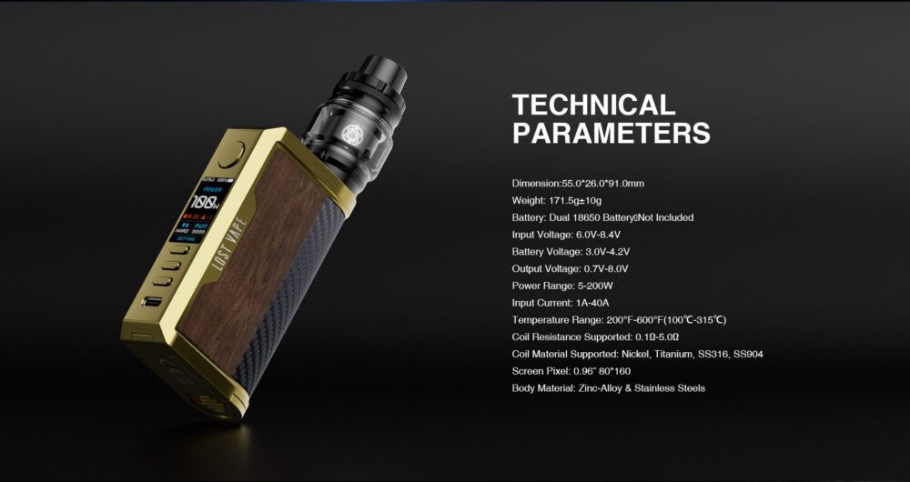 LOST VAPE CENTAURUS Q200 MOD KIT
