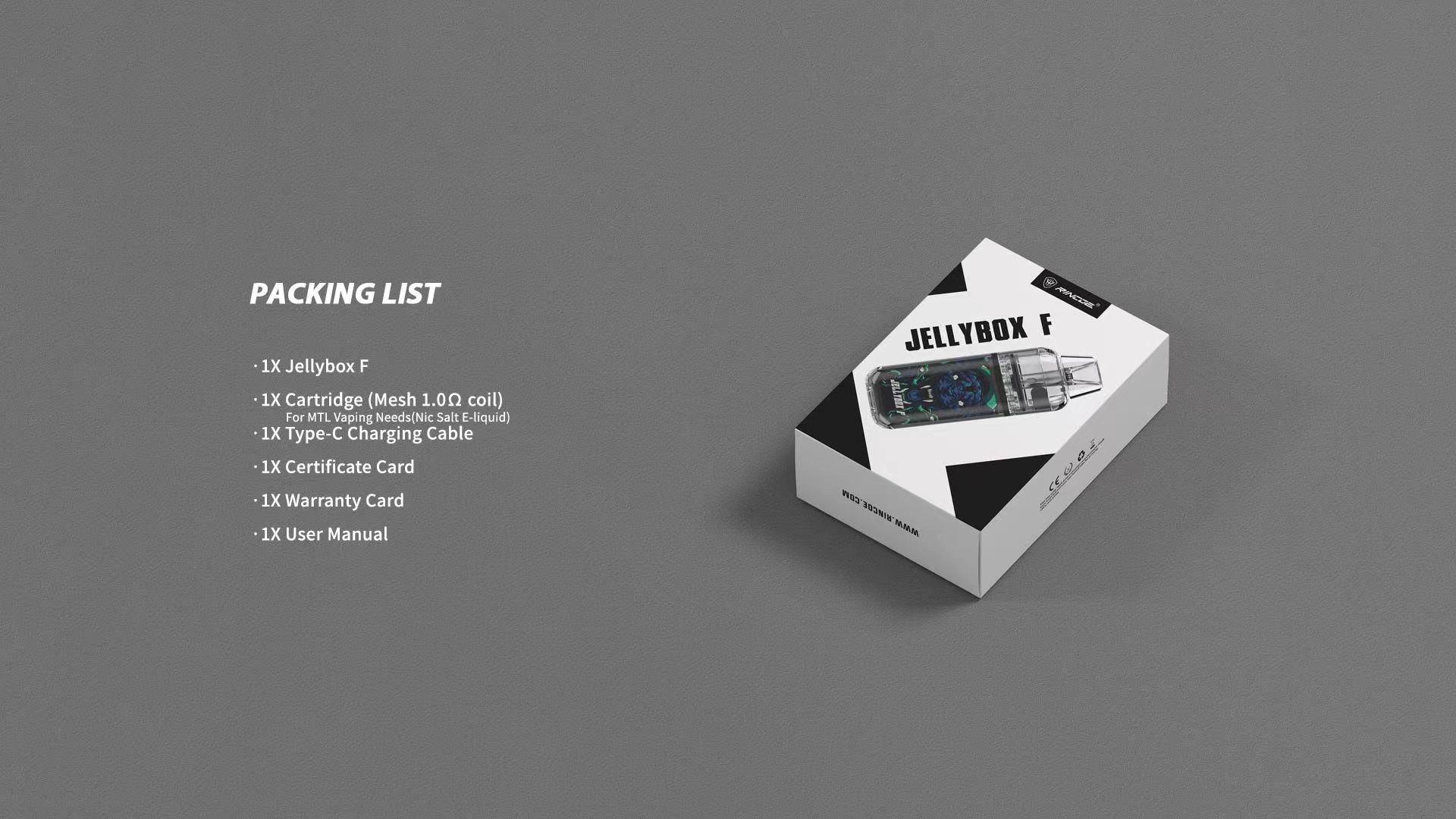 RINCOE JELLYBOX F 15W POD KIT (9)