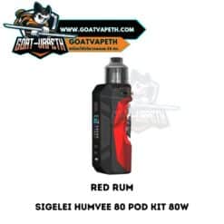 Sigelei Humvee 80 Pod Kit Red Rum
