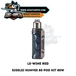 Sigelei Humvee 80 Pod Kit Wine Red