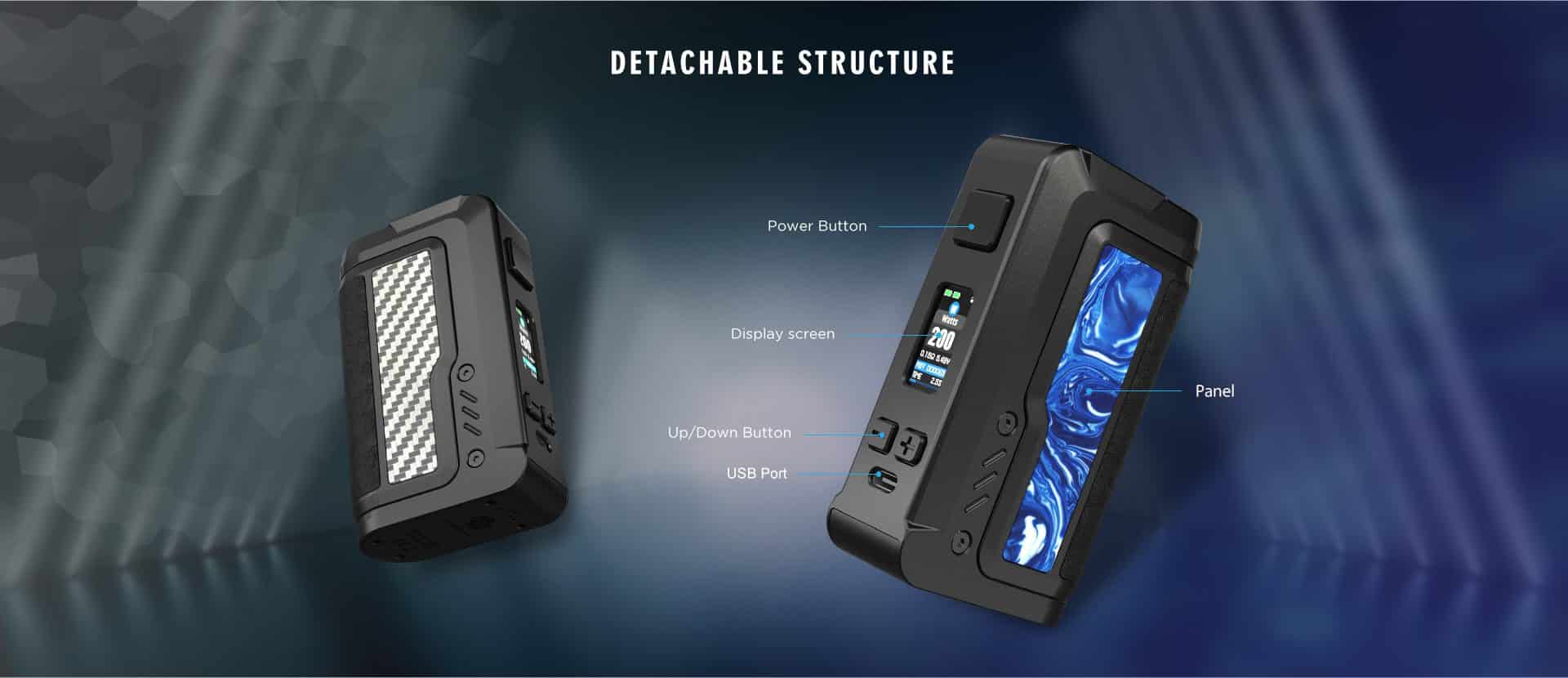 VANDY VAPE GAUR-21 BOX MOD 200W (8)