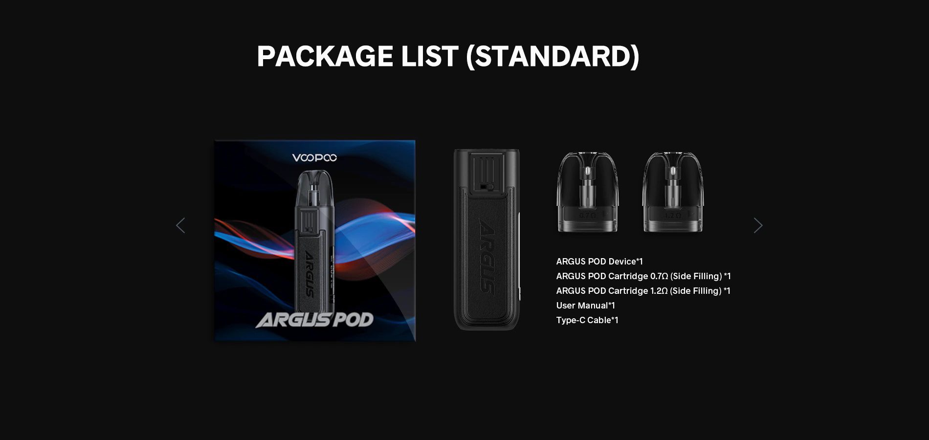 VOOPOO ARGUS POD KIT