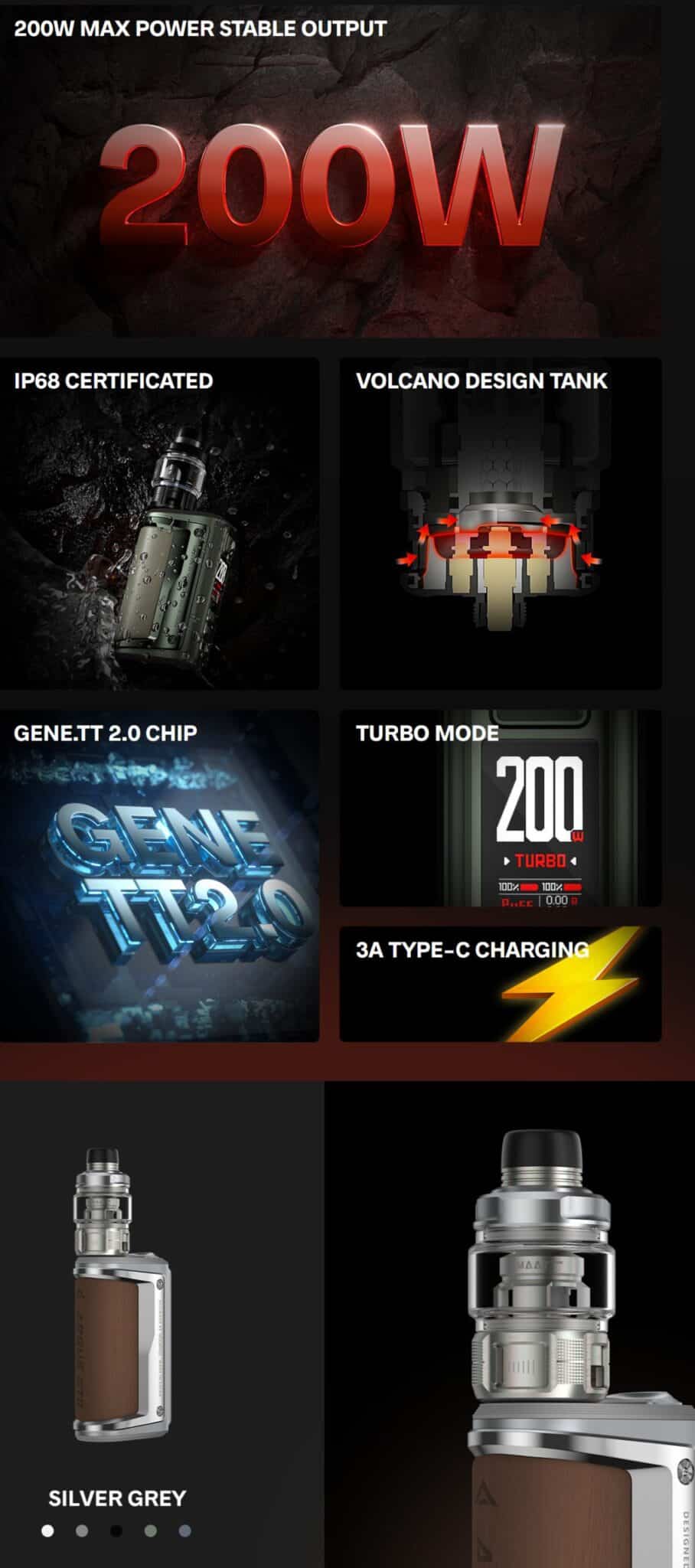 VOOPOO ARGUS GT 2 KIT 200W