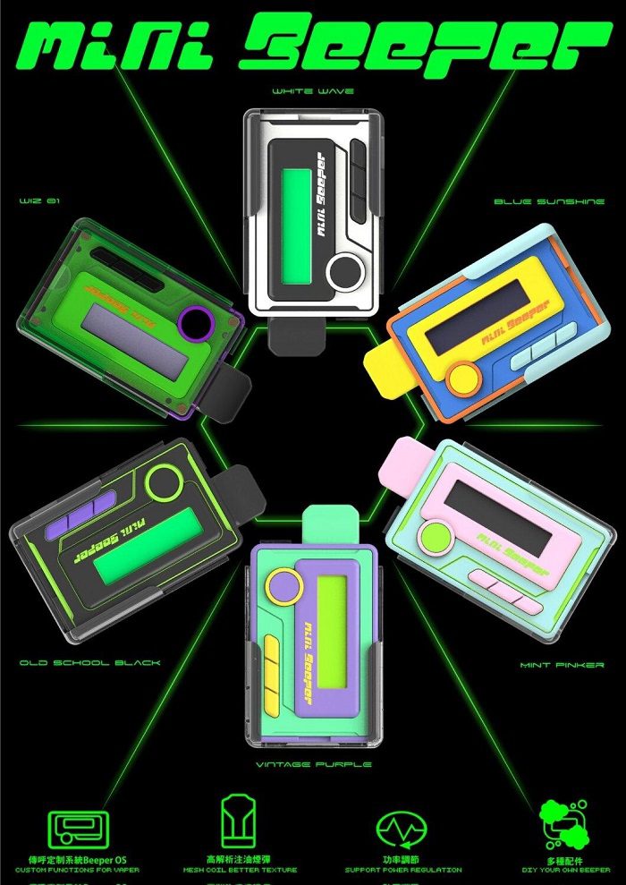 WIZVAPOR MINI BEEPER POD KIT (1)