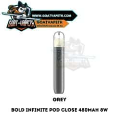 Bold Infinite Pod Close Grey