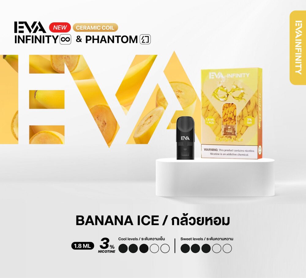 EVA INFINITY POD BANANA ICE