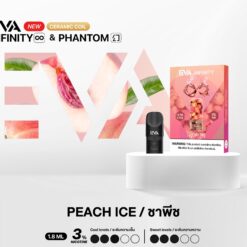 EVA INFINITY POD PEACH ICE