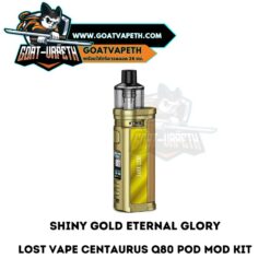 Lost Vape Centaurus Q80 Pod Mod Kit Shiny Gold Eternal Glory