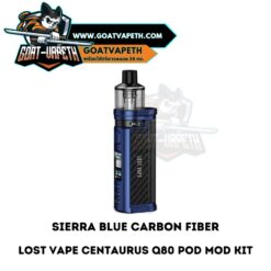 Lost Vape Centaurus Q80 Pod Mod Kit Sierra Blue Carbon Fiber