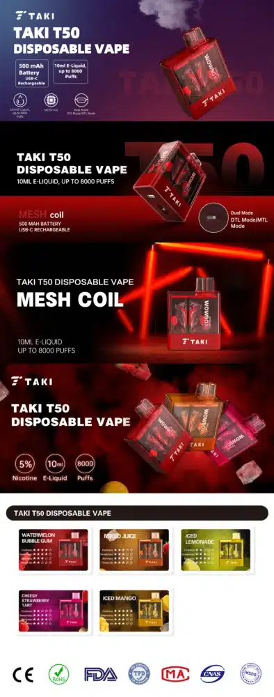 VEEX TAKI T50 DISPOSABLE VAPE (5)