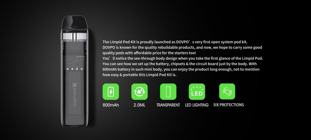 DOVPO LIMPID POD KIT