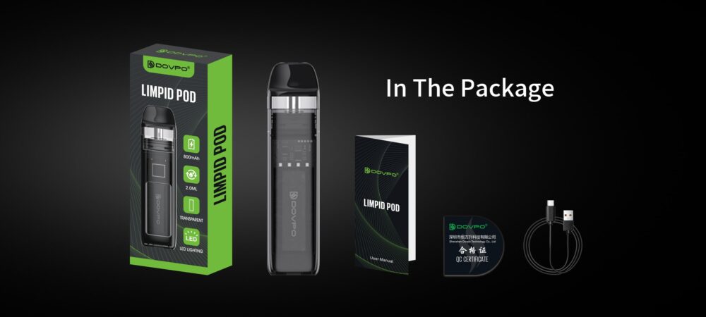 Dovpo Limpid Pod Kit Package List
