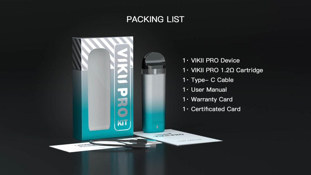 SMOANT VIKII PRO PACKAGE LIST