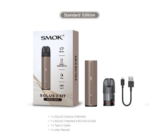 SMOK SOLUS 2 PACKAGE LIST