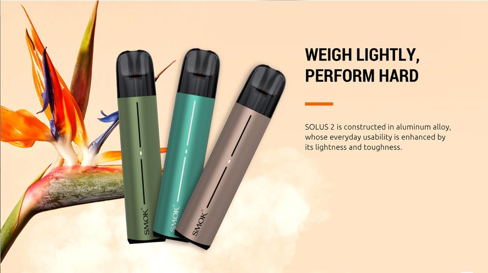 SMOK SOLUS 2 WEIGH LIGHTLY PERFORM HARD