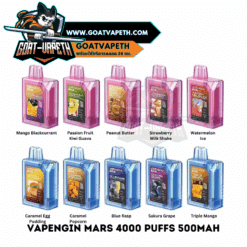 Vapengin Mars 4000 Puffs