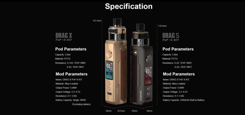VOOPOO DRAG S PNP-X KIT
