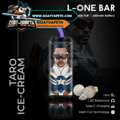L One Bar 6500 Puffs Taro Ice Cream