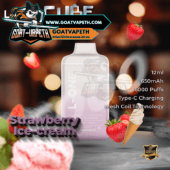 L One Cube 6000 Puffs Strawberry Ice