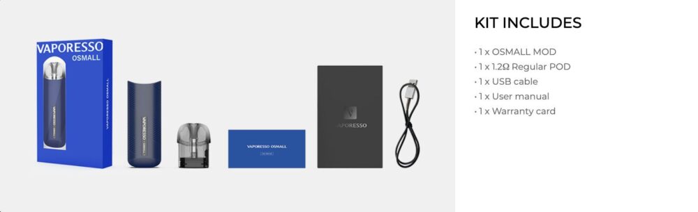 Vaporesso Osmall Package List