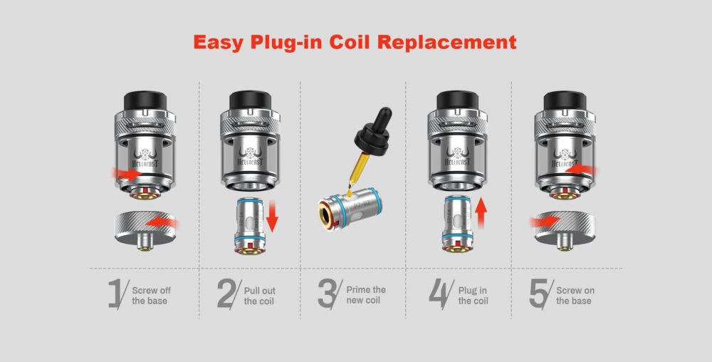 HELLVAPE HELLBEAST 2 SUBOHM TANK 24MM แท้ 100%