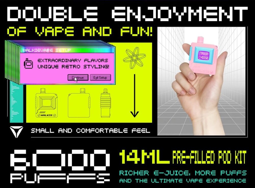 WALKIE VAPE 6000 PUFFS