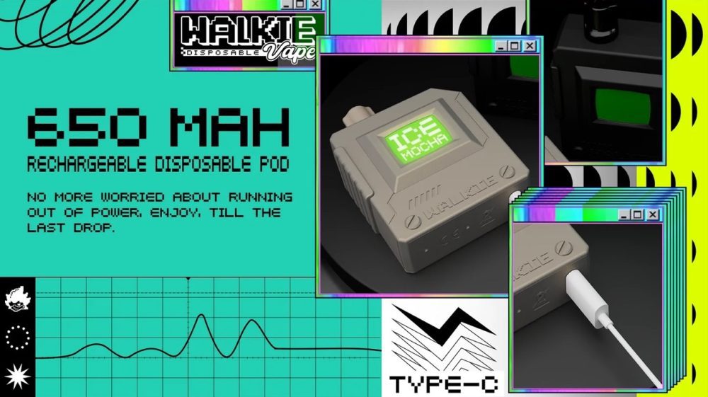WALKIE VAPE 6000 PUFFS
