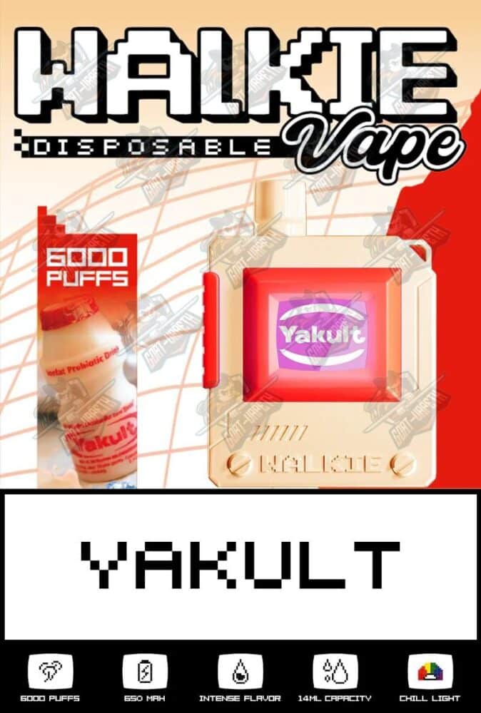 Walkie Vape 6000 Puffs Yakult