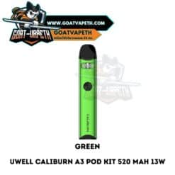 Uwell Caliburn A3 Pod Kit Green