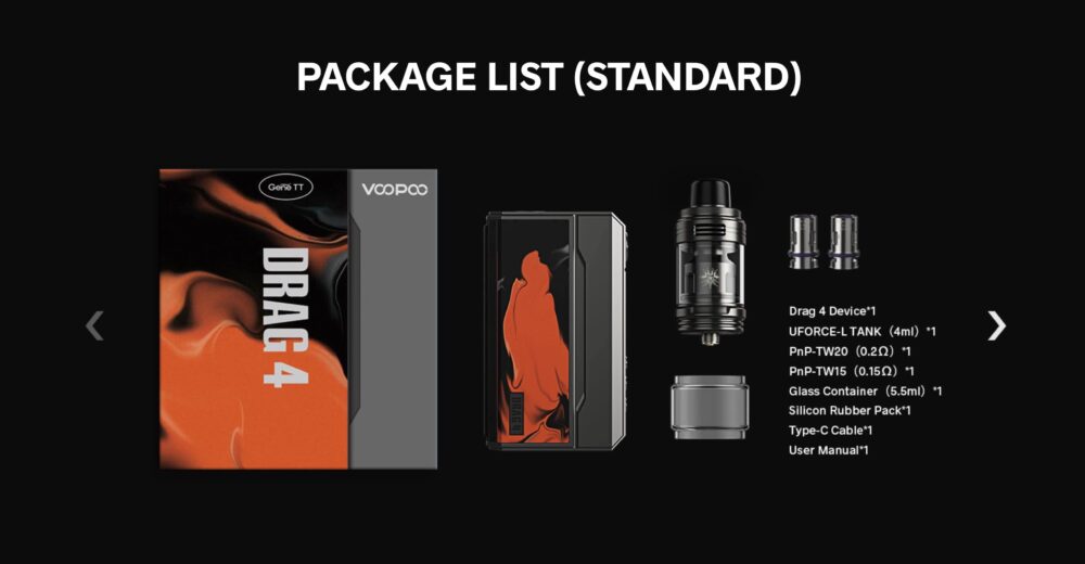 Drag 4 Package List